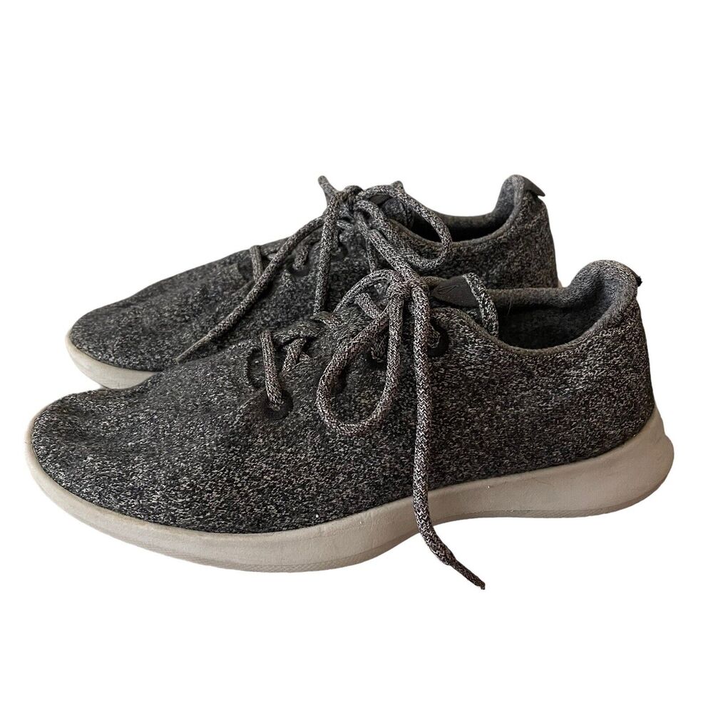 Allbirds Mens 10 Wool Runner Sneakers Lace Up Comfort Gray Athletic Shoes - Picture 7 of 9